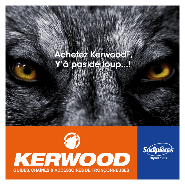 Chaine KERWOOD 45 maillons 3/8"LP ,1,3mm