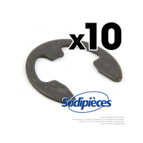 10 Circlips 1/8" soit 3,18 mm