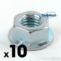 10 Ecrous lisse pour guides...