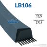 Courroie tondeuse LB106 Mitsuboshi. 16,5 mm x 2704 mm. Courroie tondeuse LB106 Mitsuboshi. 16,5 mm x 2704 mm.