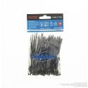 Serre-câble noir 2,5 x 100 mm - kit de 100. Fixtec