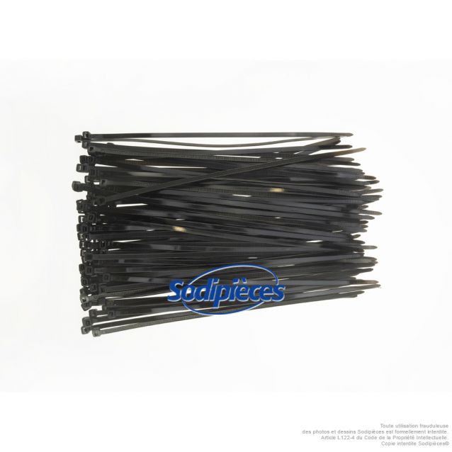 Serre-câble noir 4,6 x 250 mm- kit de 100 Serre-câble noir 4,6 x 250 mm- kit de 100