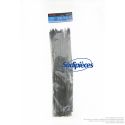 Serre-câble noir 4,6 x 400 mm  - kit de 100. Fixtec