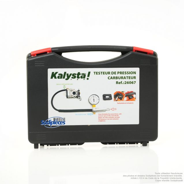 Testeur de pression pour carburateur Testeur de pression pour carburateur