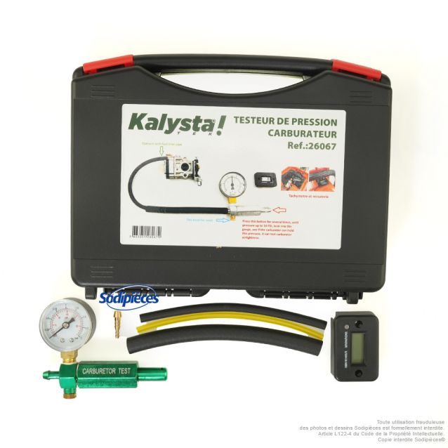Testeur de pression pour carburateur Testeur de pression pour carburateur