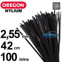 Fil Orégon Nylium carré. 2,55 mm. 100 Brins pour débroussailleuse