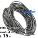Durite essence noir 2,5  x 5 x 15 m