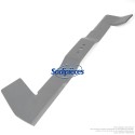 Lame tondeuse 64 cm. Al. 12,5 mm. Pour Iseki