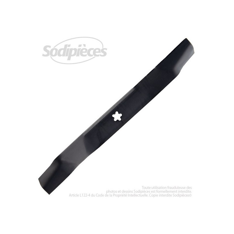 Lame . Coupe 53 cm. Section 57 x 3,4. Alèsage étoilé 5 pointes .