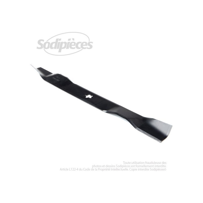 Lame . Coupe 53 cm. Section 57 x 3,4. Alèsage étoilé 5 pointes .