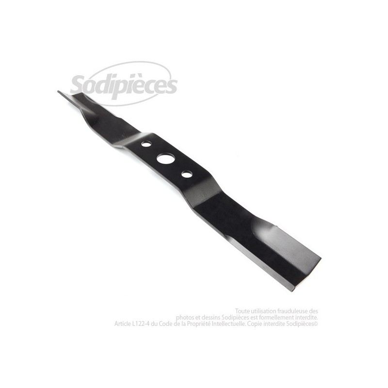 Lame. Coupe 52,5 cm. Section 57 x 4. Alèsage 25 .