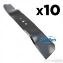 10 Lames tondeuse 35,9 cm.Al. 10 mm. Pour Husqvarna