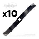 10 Lames tondeuse 48,2 cm. Al. 24 mm. Pour Husqvarna