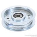 Poulie à gorge plate Ø85 mm avec roulement renforcé – Rebord Ø102 mm