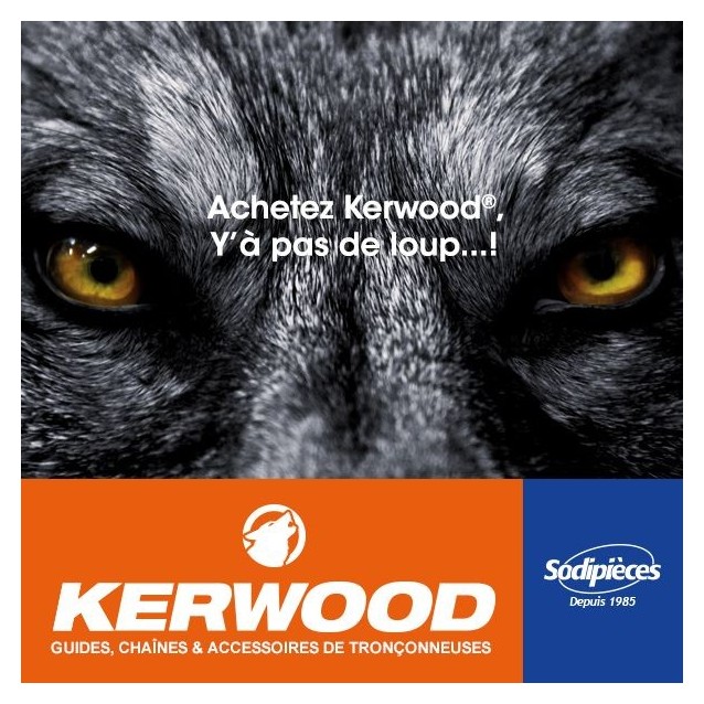 Chaîne tronçonneuse KERWOOD 56 maillons 1/4" 1,1 mm semi carrée