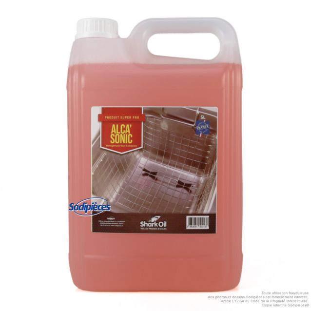 Nettoyant Alca'Sonic 5L – Spécial Nettoyeur à ultrason - Shark Oil Nettoyant Alca'Sonic 5L – Spécial Nettoyeur à ultrason - Shark Oil