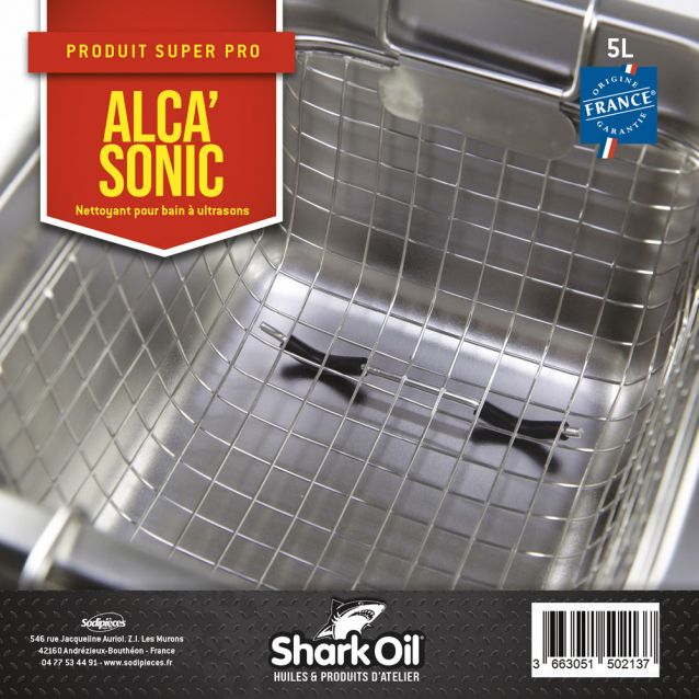 Nettoyant Alca'Sonic 5L – Spécial Nettoyeur à ultrason - Shark Oil Nettoyant Alca'Sonic 5L – Spécial Nettoyeur à ultrason - Shark Oil