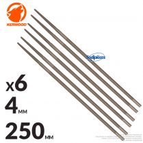 Lime d'affûtage pour chaîne de tronçonneuse 4 mm Kerwood