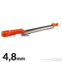 Porte-lime Kerwood avec lime ronde Ø4,8 mm pour affûtage de chaîne tronçonneuse