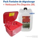 Pack Fontaine de Dégraissage + Nettoyant 20L Pro Degraiss
