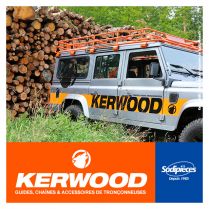 Chaîne tronçonneuse KERWOOD 68 maillons, 3/8", 1,5mm, profil carré