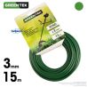 Fil débroussailleuse rond. 3 mm x 15 m. Greentek Fil débroussailleuse rond. 3 mm x 15 m. Greentek