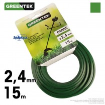 Fil débroussailleuse carré....