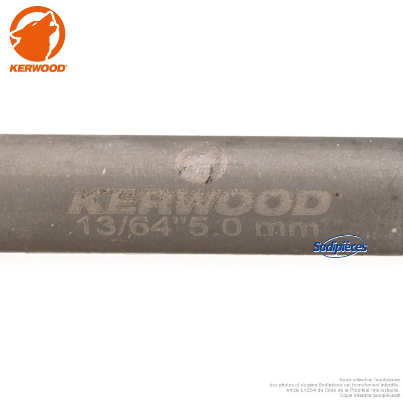 6 limes d'affûtage pour chaîne de tronçonneuse 5 mm Kerwood