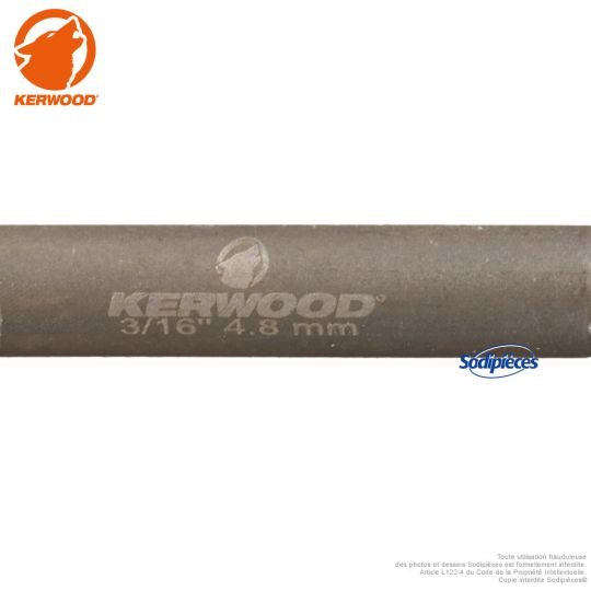 6 limes d'affûtage pour chaîne de tronçonneuse 4,8 mm Kerwood