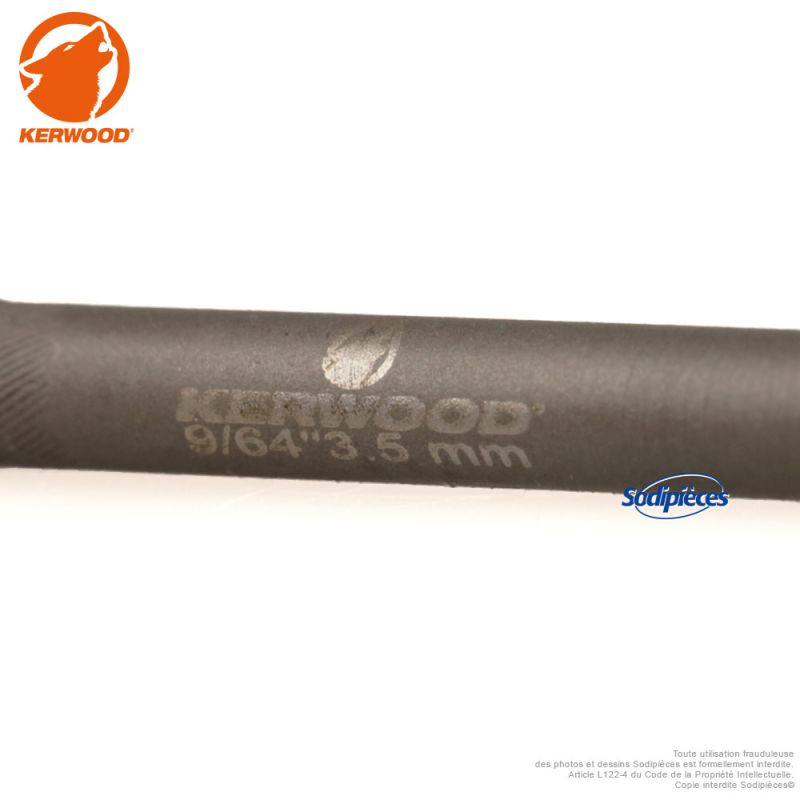 6 limes d'affûtage pour chaîne de tronçonneuse 3,5 mm Kerwood