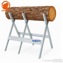 Chevalet à bûches en métal...