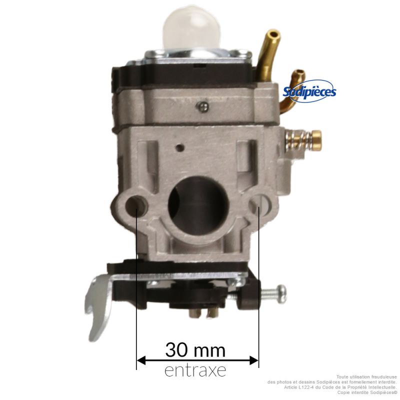 Carburateur compatible WYK-192 pour souffleur Echo PB-751, PB-755ST, PB-651