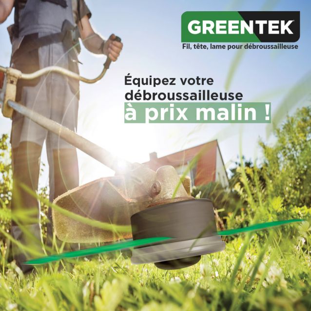 Couvercle pour tête débroussailleuse 145 mm Tap & Go Greentek M10x1