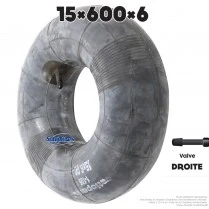Chambre à air 15 x 600 x 6...