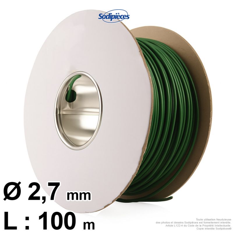 Câble d'installation pour tondeuse robot 100M - Ø 2,7 mm