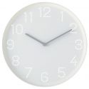 1 horloge murale ronde blanche