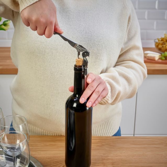 1 tire-bouchon inox brossé