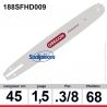 COMBO Oregon : 1 guide 188SFHD009 + 2 chaînes 73DPX068Epour tronçonneuse
