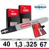 Kit Oregon Forestier pro : 0,325" 40 cm 67 maillons - 654286 Kit Oregon Forestier pro : 0,325" 40 cm 67 maillons - 654286