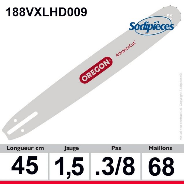 Kit Oregon Forestier pro : 3/8" 45 cm 68 maillons - 654287 Kit Oregon Forestier pro : 3/8" 45 cm 68 maillons - 654287