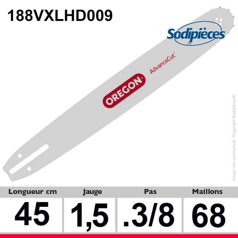 Kit Oregon Forestier pro : 3/8" 45 cm 68 maillons - 654287