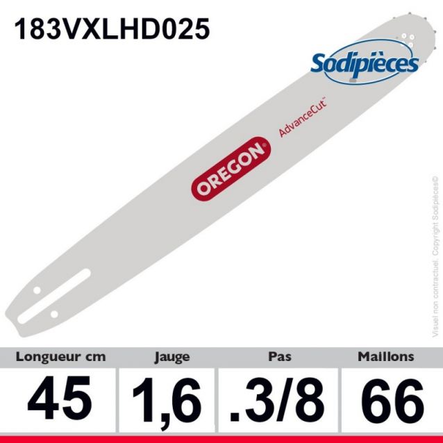 Kit Oregon Forestier pro : 3/8" 45 cm 66 maillons - 654288 Kit Oregon Forestier pro : 3/8" 45 cm 66 maillons - 654288
