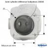 Cylindre piston tronçonneuse pour Stihl044, MS440 Ø 50mm + jeu de joints