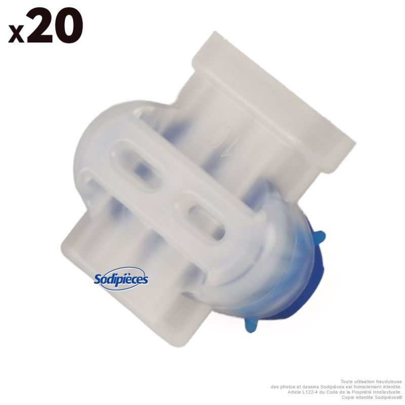 Connecteurs auto-dénudants pour câbles robot 0,5 à 1,5 mm² - Lot de 20