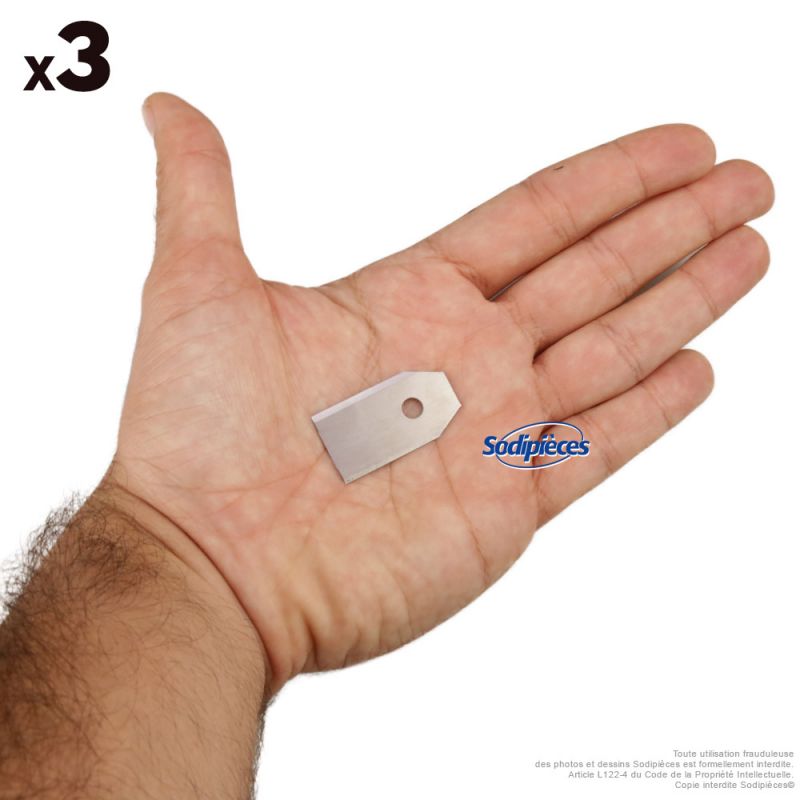 Lames pour robot tondeuse HUSQVARNA Automower 220AC - Lot de 3 lames