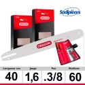 Kit Oregon Forestier pro : 3/8" 40 cm 60 maillons - 649555