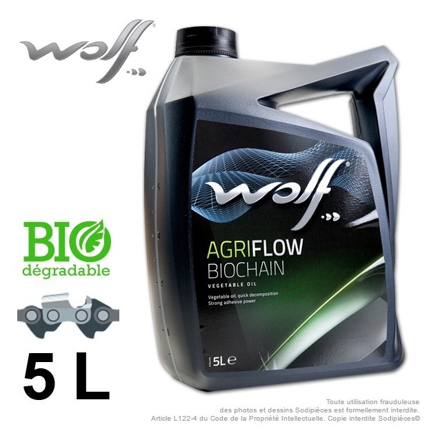 Huile chaîne Biodégradable. 5 L