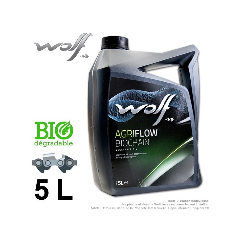 Huile chaîne Biodégradable. 5 L