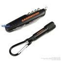Couteau suisse multifonction avec mini lampe torche – Kerwood