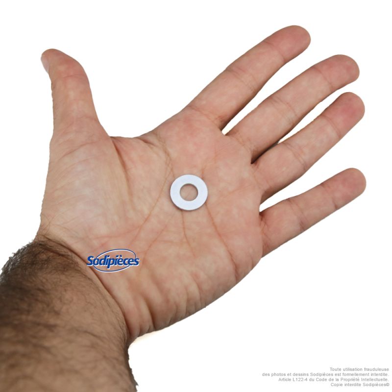 Lot de 25 rondelles pour lame, alésage 8,5 mm, Ø extérieur 17,70 mm